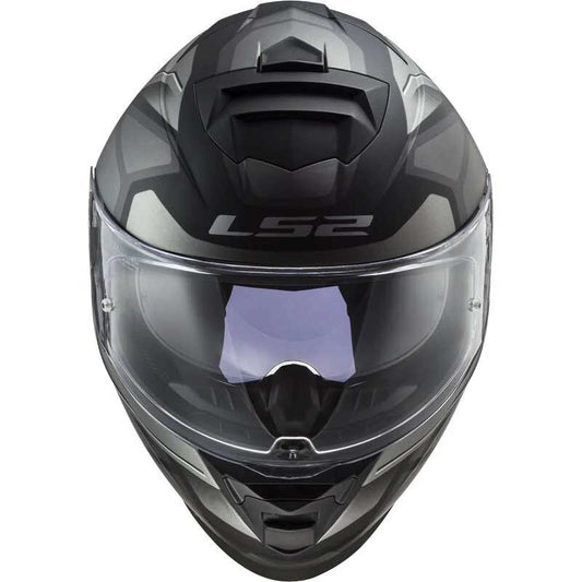 LS2 FF800 Storm II Faster Matt Titanium Helmet - AH Helmets