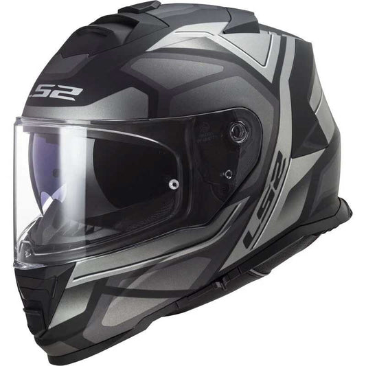 LS2 FF800 Storm II Faster Matt Titanium Helmet - AH Helmets