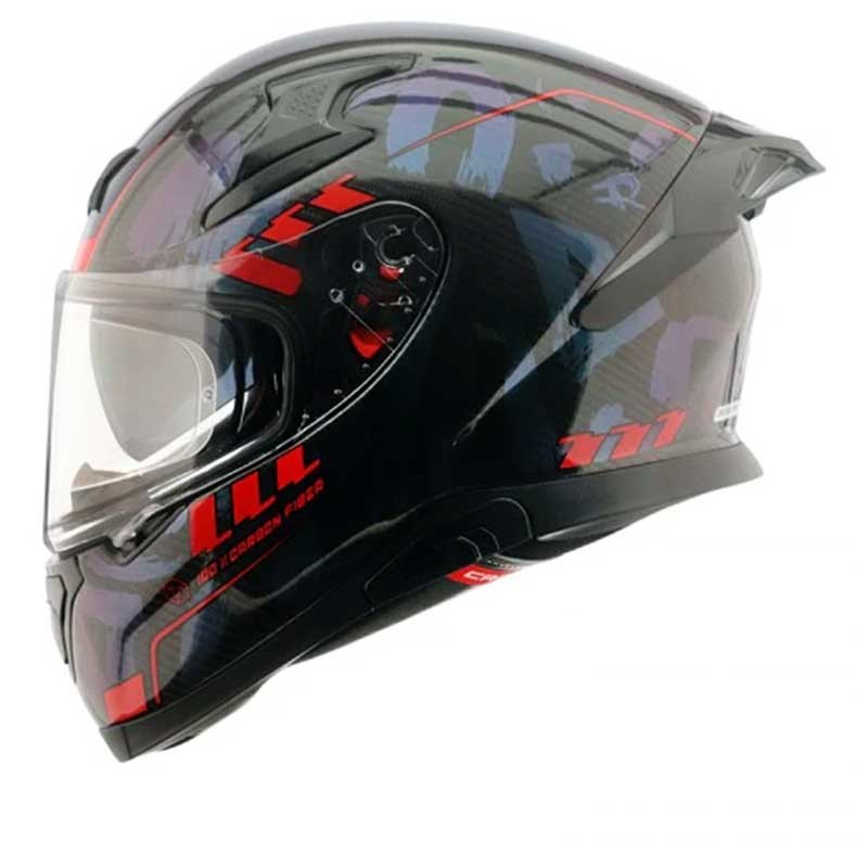 Axor Apex Gloss Carbon Grey Red Helmet Small Checks