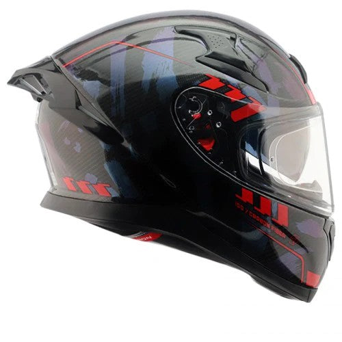 Axor Apex Gloss Carbon Grey Red Helmet Small Checks