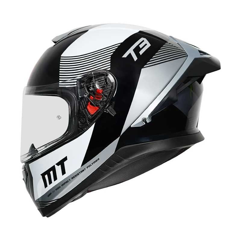 MT THUNDER3 Pro Diversity Gloss Grey Helmet