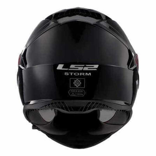 LS2 FF800 Storm Solid Gloss Black Helmet D-ring