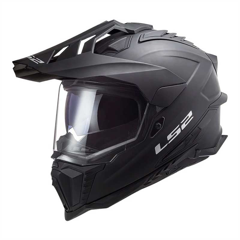 LS2 MX701 EXPLORER PLUS Solid Matt Black Helmet - AH Helmets
