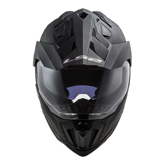 LS2 MX701 EXPLORER PLUS Solid Matt Black Helmet - AH Helmets