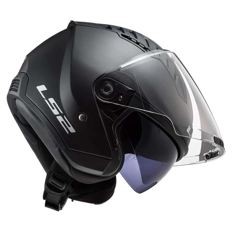 LS2 OF600 Copter Solid Matt Black Helmet