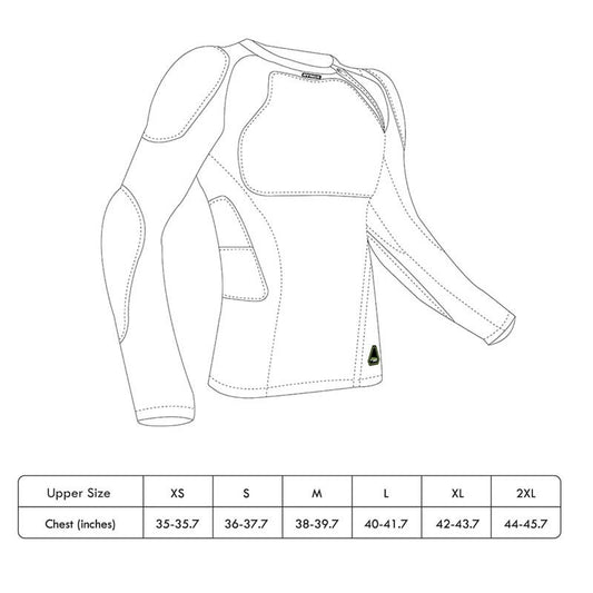 Rynox Quest Pro Protective Base Layer - Upper - AH Helmets