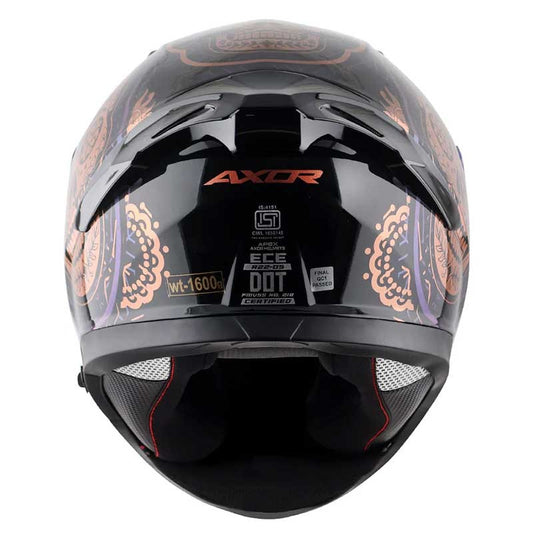 Axor Apex Trance Black Gold Helmet - AH Helmets