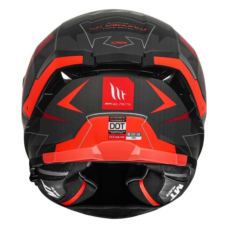 Mt Thunder4 Mountain Matt Red Helmet - AH Helmets
