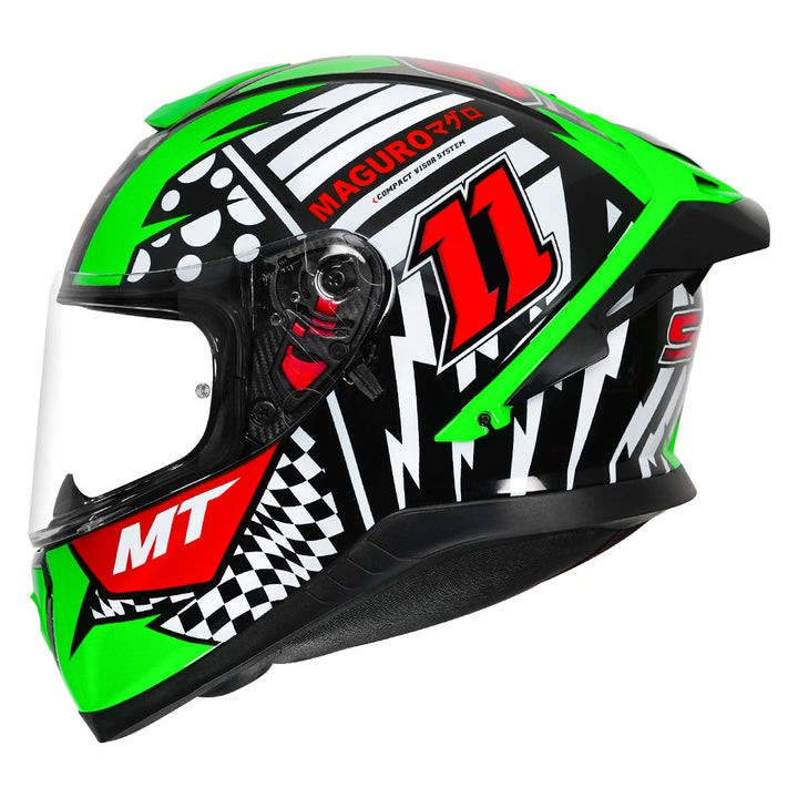MT Thunder3 Pro Sergio Garcia Gloss Green Helmet