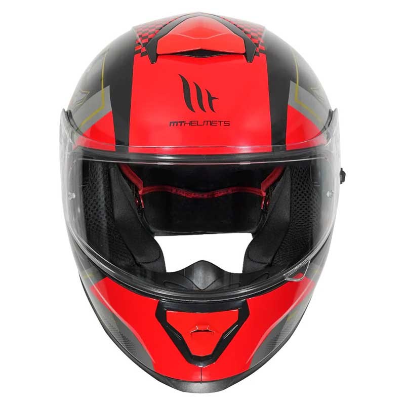 MT Thunder3 Pro Isle Of Man Gloss Red Helmet