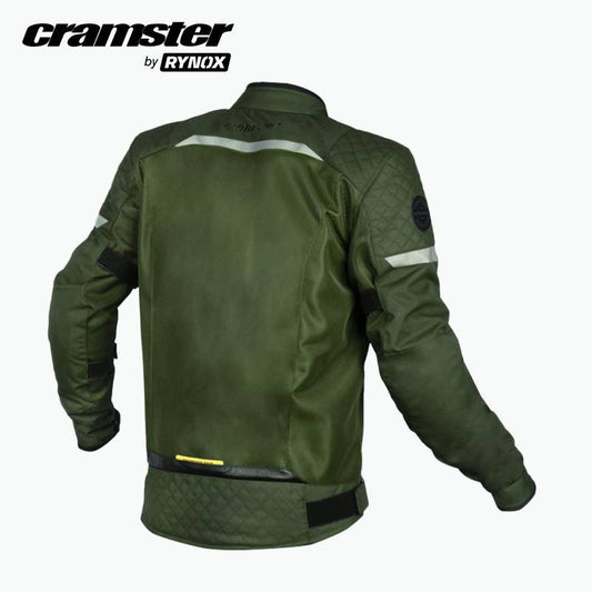 Cramster Flux Olive Green Jacket - AH Helmets