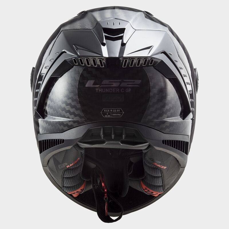 LS2 FF805 Thunder Plus Gloss Carbon Helmet - 06 - AH Helmets