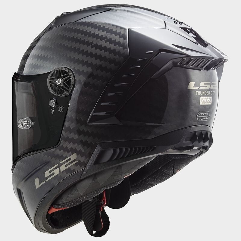 LS2 FF805 Thunder Plus Gloss Carbon Helmet - 06 - AH Helmets