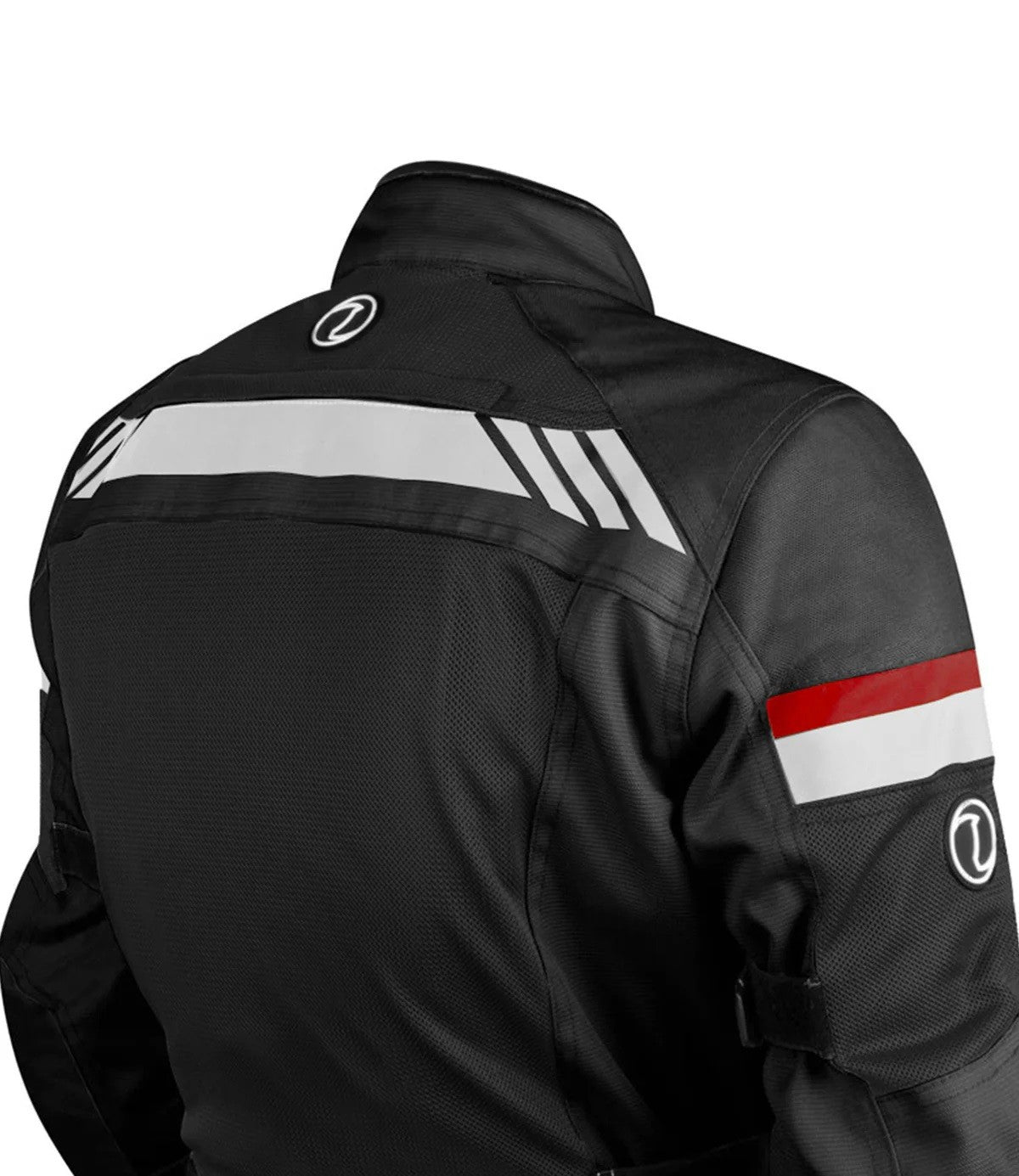 Rynox Stealth Air Pro Black Red Riding Jacket - AH Helmets