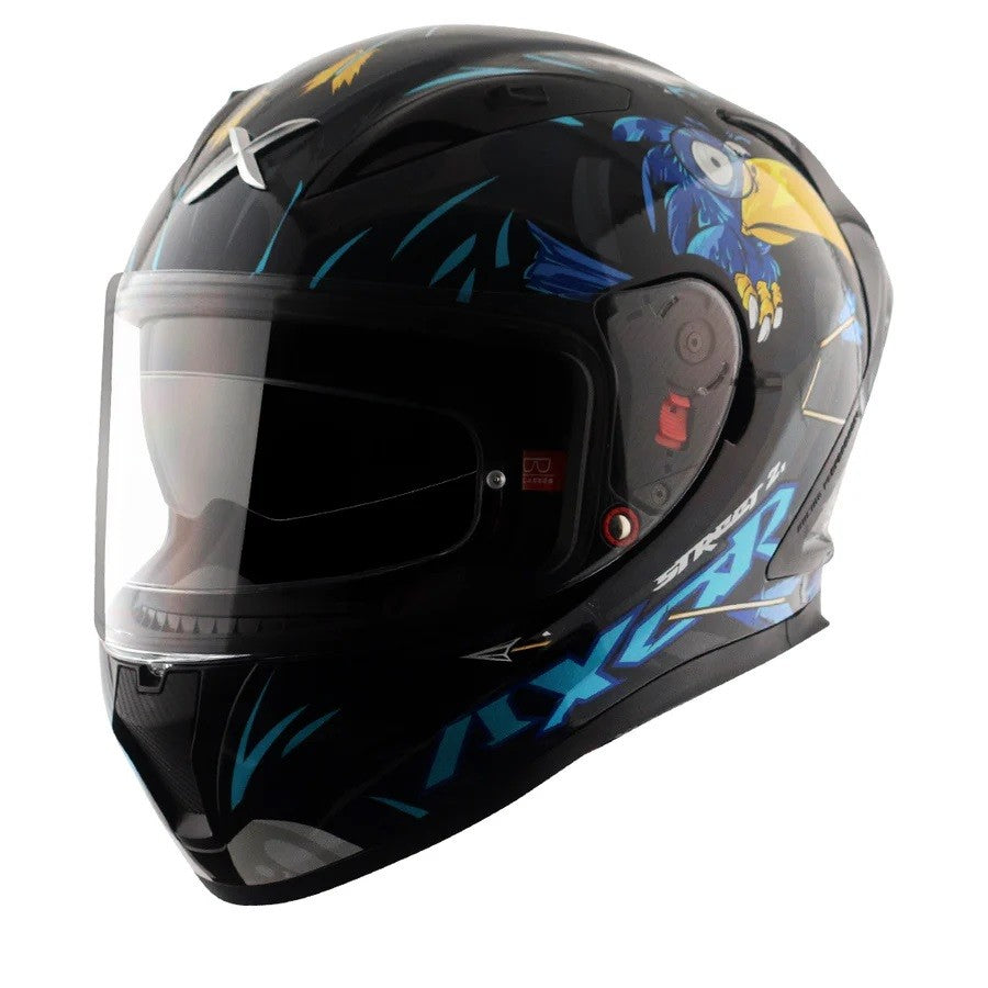 Axor Street Zazu Gloss Blue Helmet - AH Helmets
