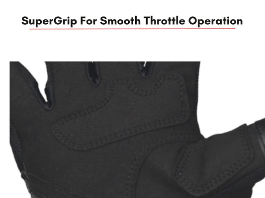 Scala Atlas Gloves Black Hi-Viz Neon - AH Helmets