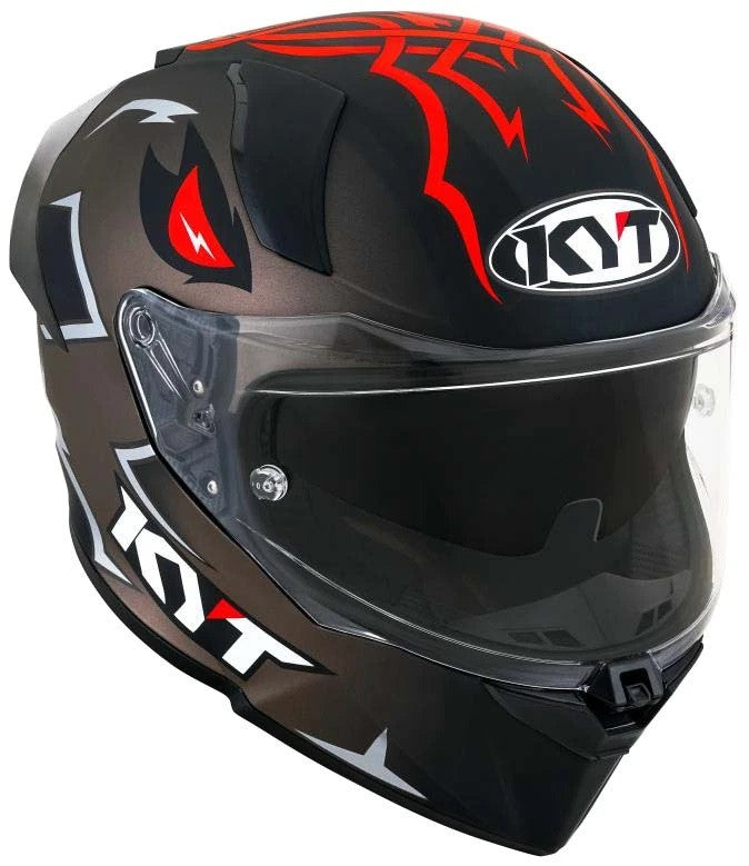 KYT R2R Pro Fury 29 Matt Helmet - AH Helmets