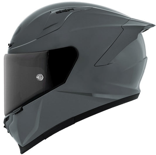 KYT Striker Plain GRL Gloss Grey Helmet - AH Helmets