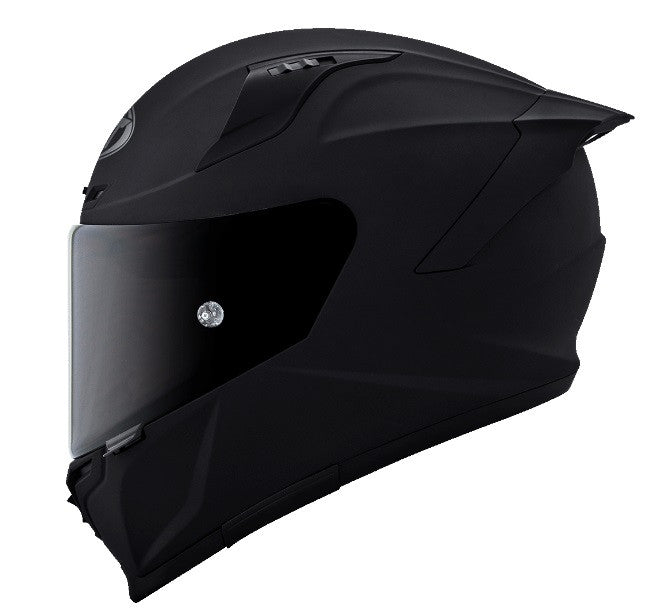 KYT Striker Plain Matt Black Helmet - AH Helmets
