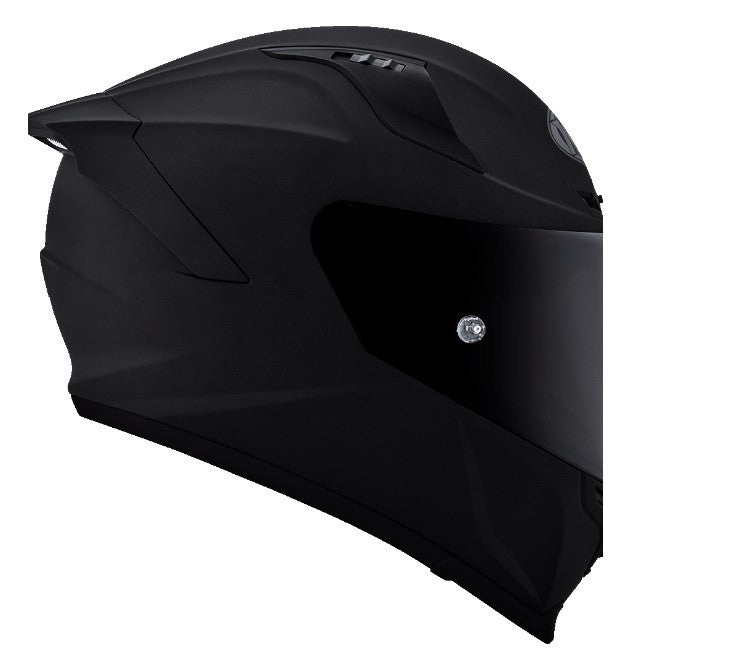 KYT Striker Plain Matt Black Helmet - AH Helmets