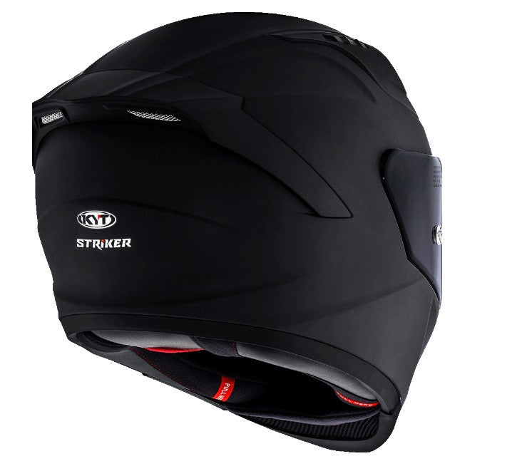 KYT Striker Plain Matt Black Helmet - AH Helmets