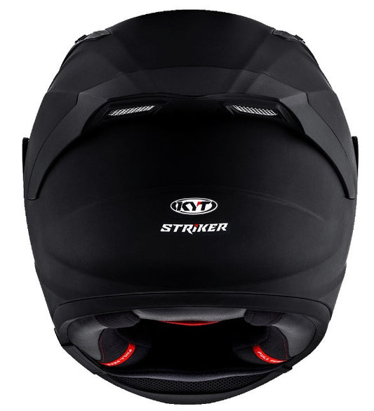 KYT Striker Plain Matt Black Helmet - AH Helmets