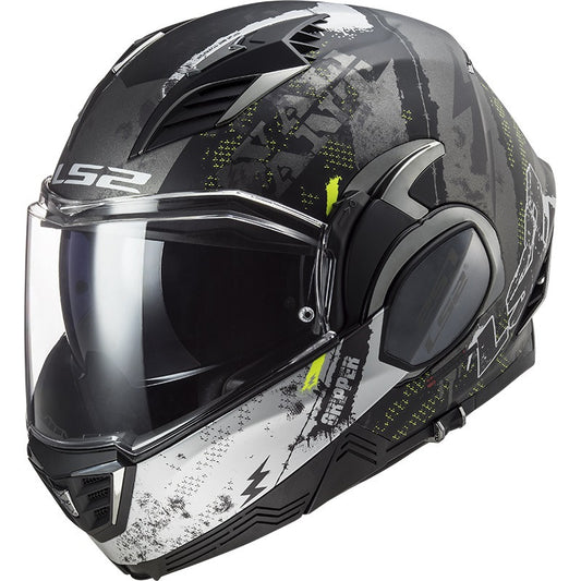 LS2 FF900 Valiant II Gripper Matt Titanium Helmets - AH Helmets
