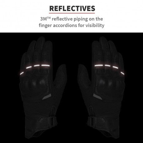 ViaTerra Holeshot – Gun Metal Riding Gloves