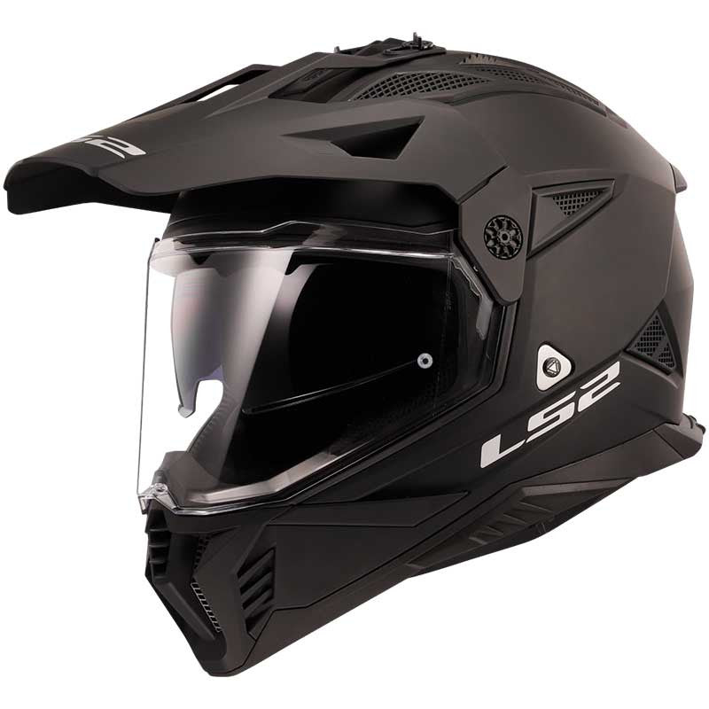 LS2 MX436 Pioneer II Solid Matt Black Helmet - 06