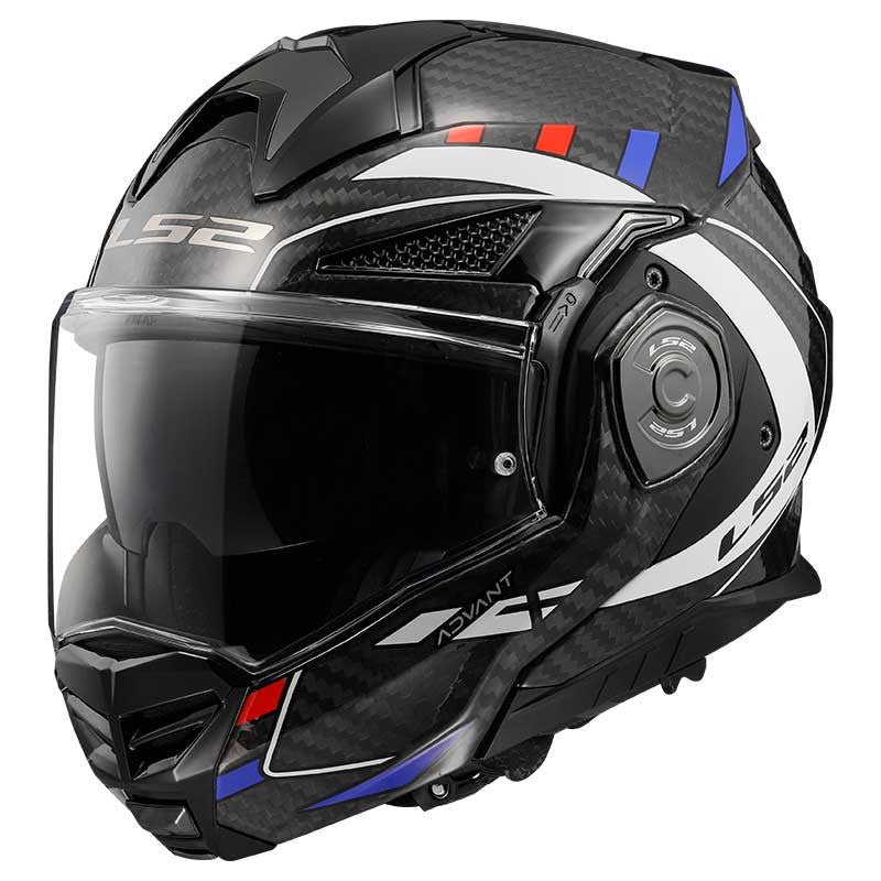 LS2 FF901 Advant XC Future GL White Blue Red Carbon Helmets - AH Helmets