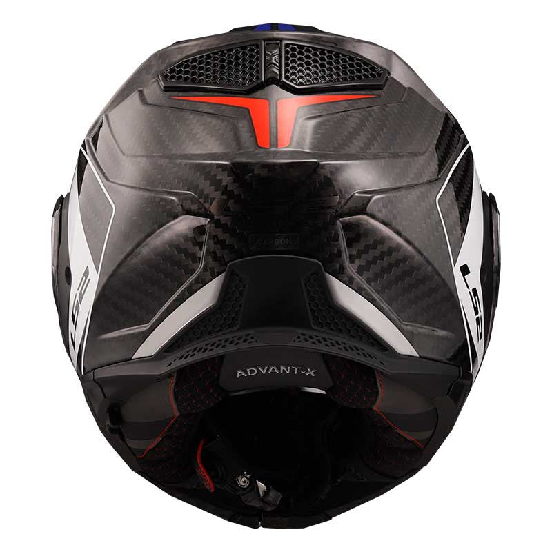 LS2 FF901 Advant XC Future GL White Blue Red Carbon Helmets - AH Helmets