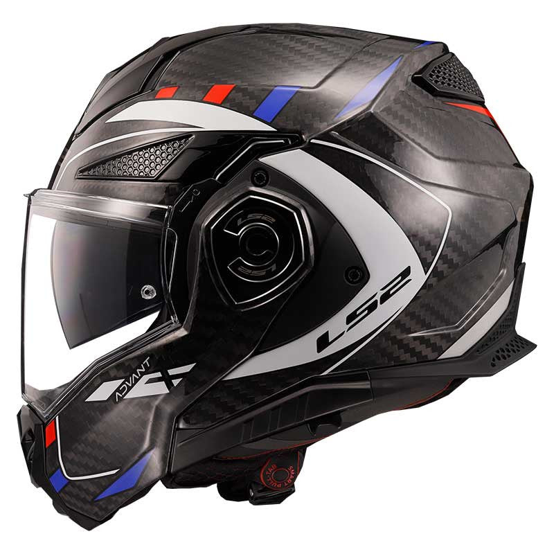 LS2 FF901 Advant XC Future GL White Blue Red Carbon Helmets - AH Helmets