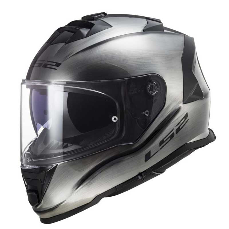 LS2 FF800 Storm II D Ring Jeans Titanium Gloss Helmet
