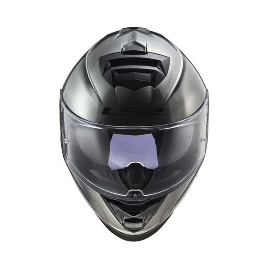 LS2 FF800 Storm II D Ring Jeans Titanium Gloss Helmet