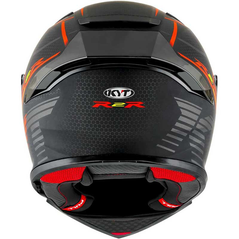 KYT R2R Pro Concept Matt Black Red Helmet - AH Helmets