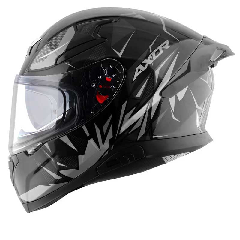 Axor Apex Hunter Black Grey Helmet - AH Helmets