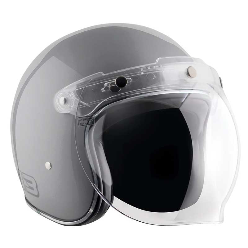 Axor Retro Jet Sportz S13 Athena Grey Black Helmet