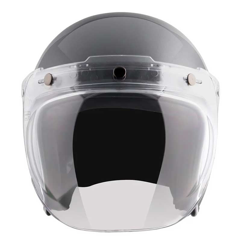 Axor Retro Jet Sportz S13 Athena Grey Black Helmet