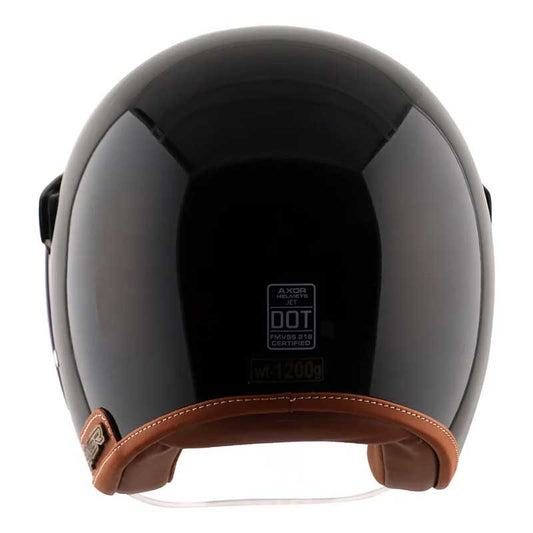 Axor Jet Gloss Black Helmet - AH Helmets