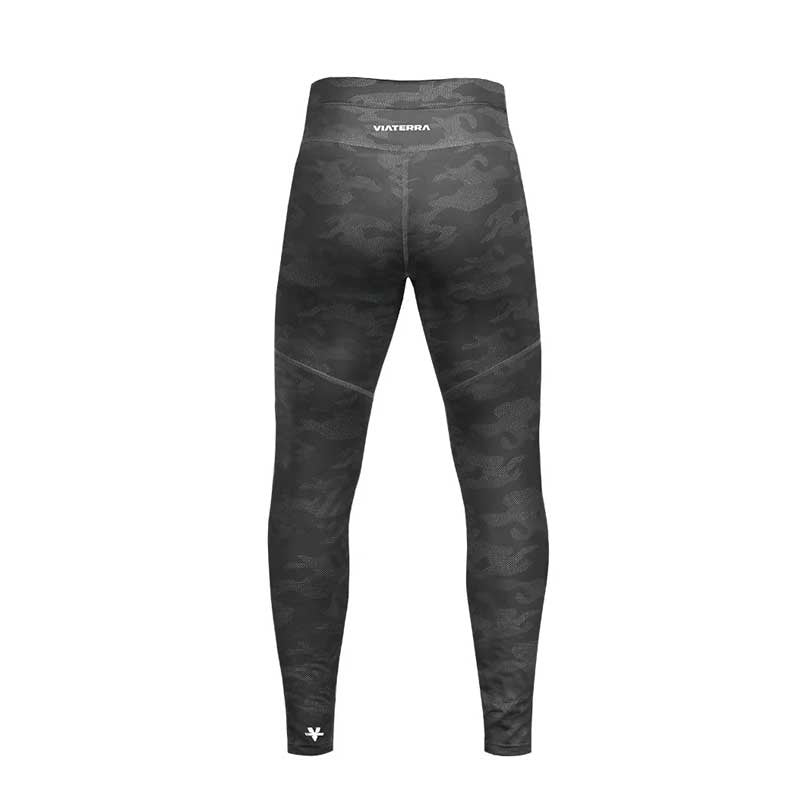 Viaterra 2nd Skin Base Layer - Bottom Grey Camo Print