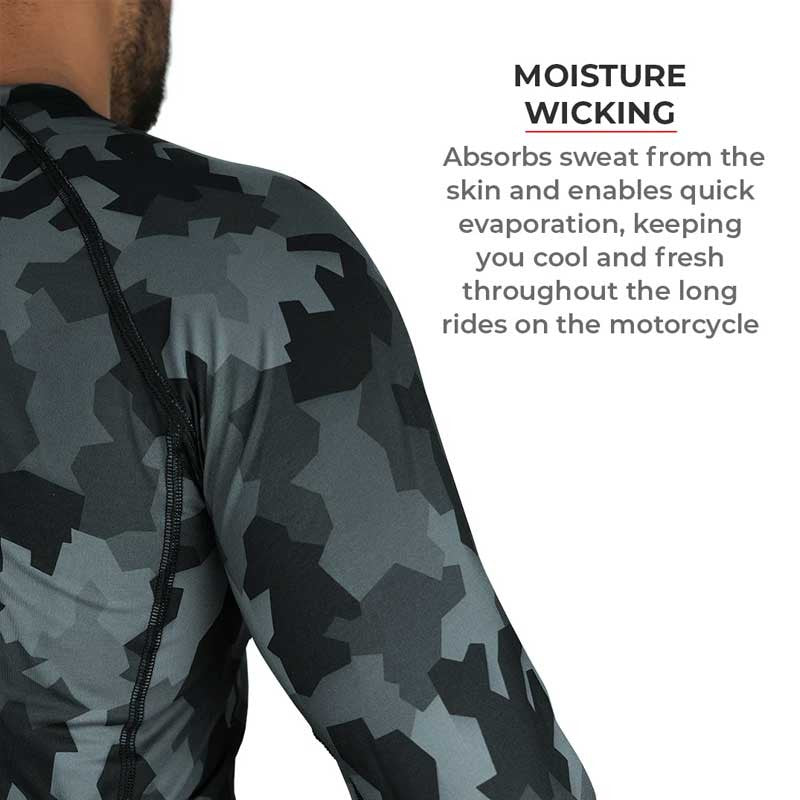 Viaterra 2nd Skin Base Layer - Top Star Print