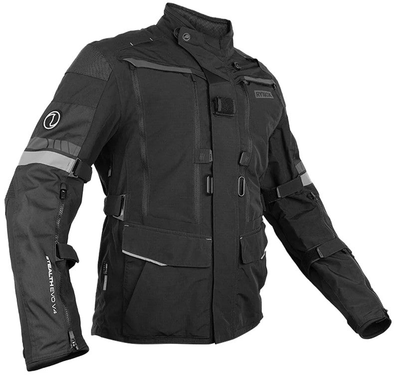 Rynox Stealth Evo 4 Charcol Black Jacket