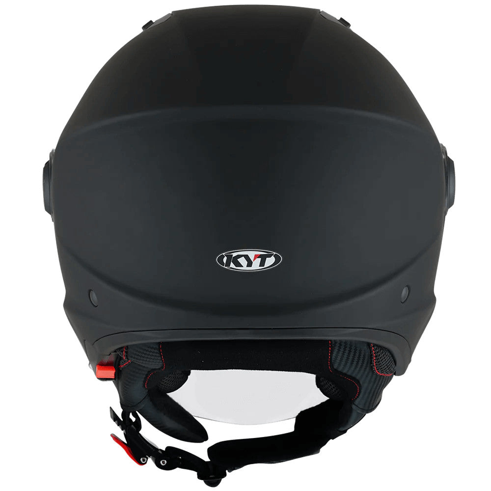 KYT D-City Plain Matt Black Helmet