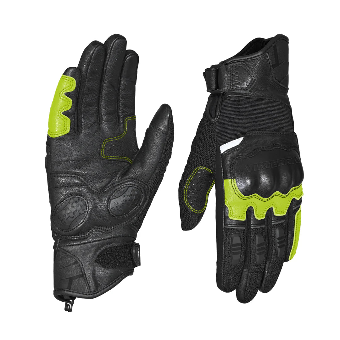 ViaTerra Holeshot – Flow Green Riding Gloves