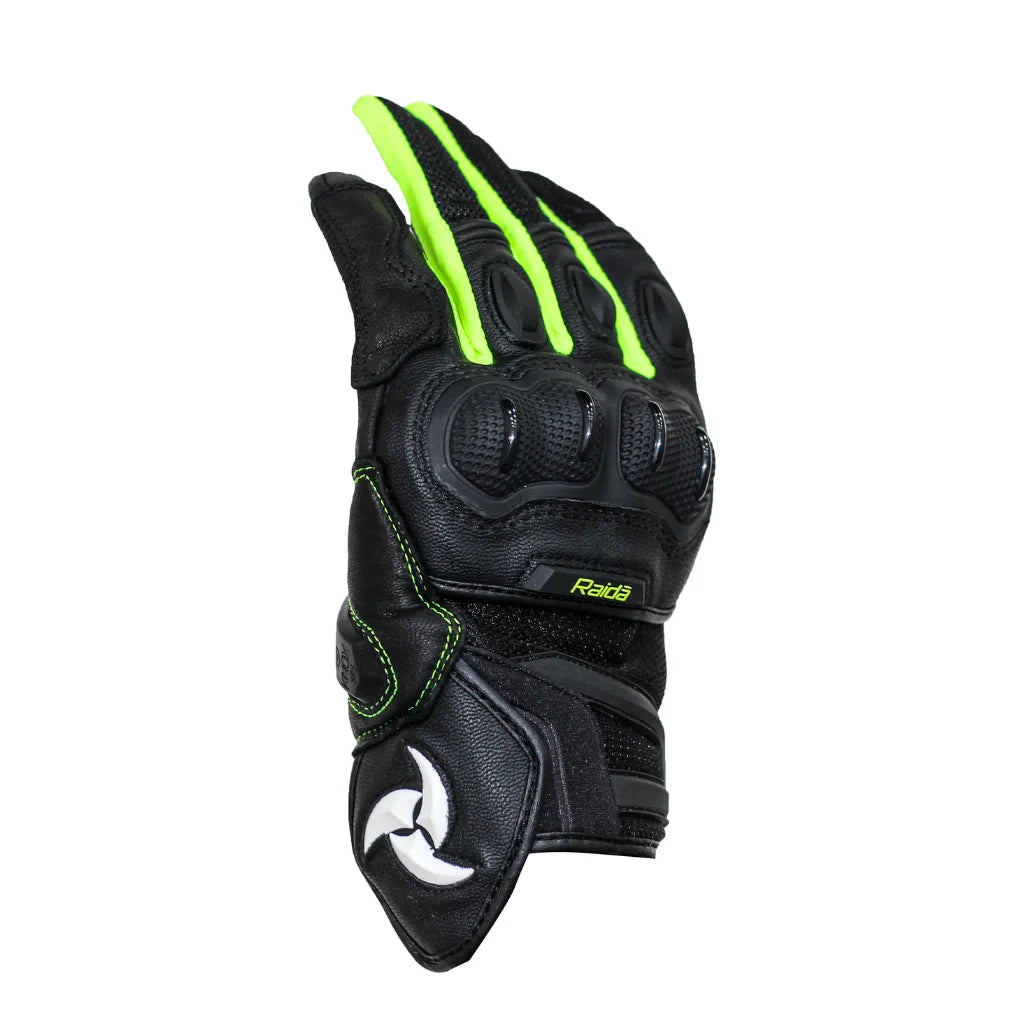 Raida AirWave Motorcycle Gloves | Hi-Viz - AH Helmets