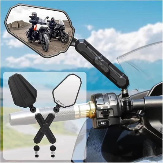 Motorcycle Folding Anti-Theft Rear View Mirror (Touring ADV)