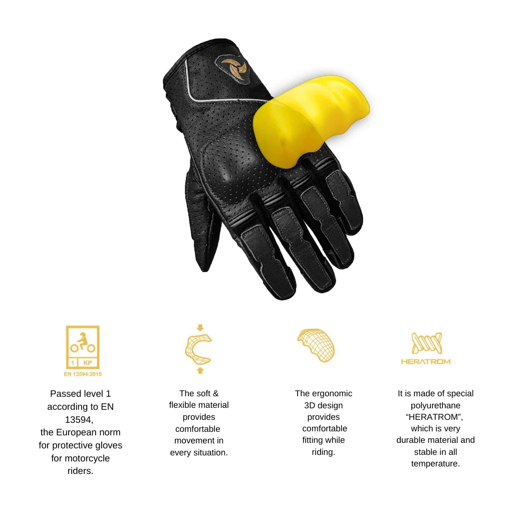 Raida CruisePro II Hi-viz Gloves - AH Helmets
