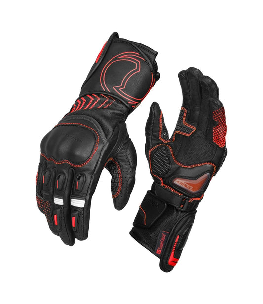 Rynox Advento Pro Black Red Gloves