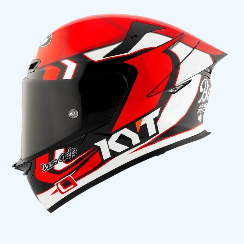 KYT TT Revo Bayliss Replica Helmet - AH Helmets