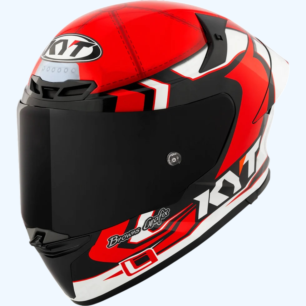 KYT TT Revo Bayliss Replica Helmet - AH Helmets